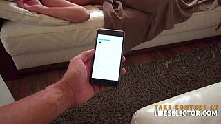 Angelin Joy Pleases Two Cocks Boldly