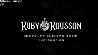 Ruby Commands Jerk Off Instructions with Slutty Goddess Vibes!