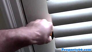 lingerie realtor stripping for commission