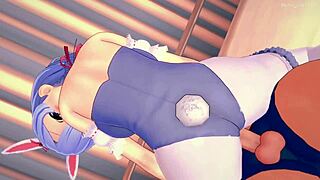 i luv how rem is havin fun in her nurse costume in 3d rezero!