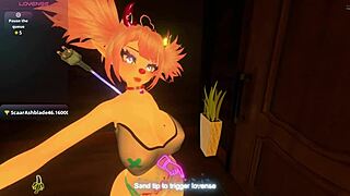 Vtuber minnah mia dancing on cam