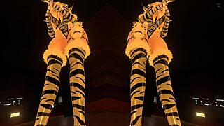 Vtuber minnah mia dancing on cam