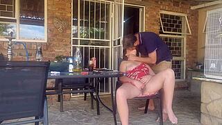 My Friend's Wife Is A Cheating Cumslut! She Masturbates Clothed!