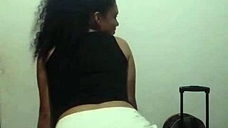 Arlette dances passionately, revealing her black ass
