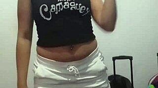 Arlette dances passionately, revealing her black ass