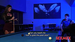 Salome Gil learns pool quickie with big tits and ass