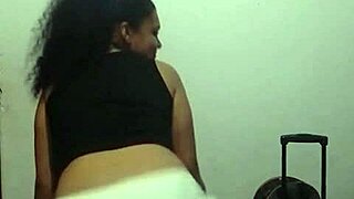 Arlette dances passionately, revealing her black ass