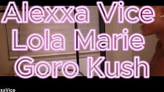 Double trouble anal domination with lola marie, big cock anal play gape dp atm strap on fucking femdom creampie and cum eating