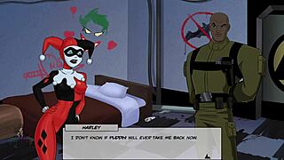 Dc comics hiya harley in nude dancing and teasing scene.