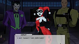 Dc comics hiya harley in nude dancing and teasing scene.