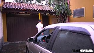 Rafaela Nakamura gives tight ass to brother-in-law!