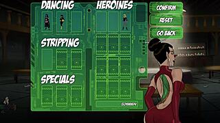 Dc comics hiya harley in nude dancing and teasing scene.