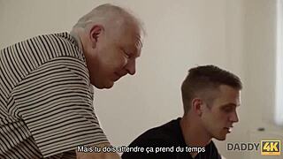 Daddy4k old man seduces young coed into multiple wild positions