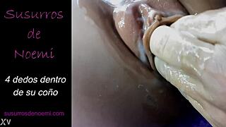 i feel her pussy with four fingers inside