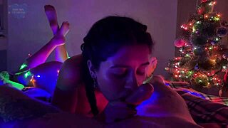 stepsister and I share a cute amateur moment