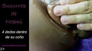 i feel her pussy with four fingers inside