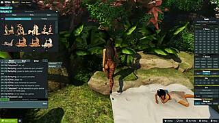 in 3dxchat, lolivix and her boyfriend try a trio with a new friend