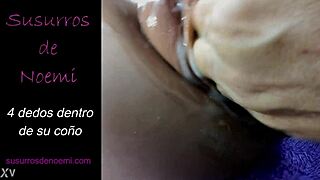 i feel her pussy with four fingers inside