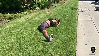 Fit Ava Lee tries Rome Major's thick cock for best workout