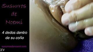 i feel her pussy with four fingers inside