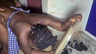 Mature nanny fucks big cock in missionary and gloryhole.