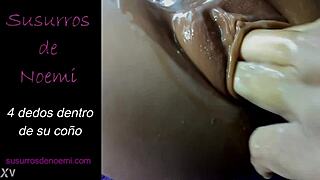 i feel her pussy with four fingers inside