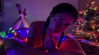 stepsister and I share a cute amateur moment