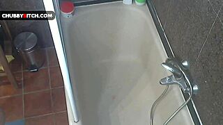 Fat Ass Soapy Teen 18+ Comes Hard In A Bathtub