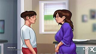 Summertimesaga - mature loves jerking off my cock e1 51