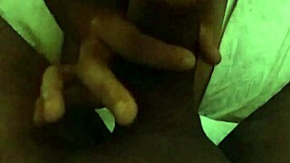 Small tits, wanna lick that huge dick?