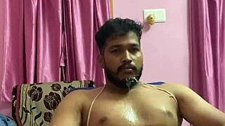 Solo Boy Performs Sloppy Deepthroat On Monster Cock