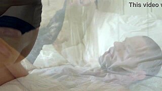 Women engage in quickie blowjobs and cumshots with cum in mouth and facials