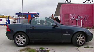 fayna vergara masturbates in outdoor lingerie and heels