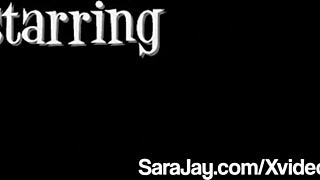Sara Jay Dildo Drills Cunt