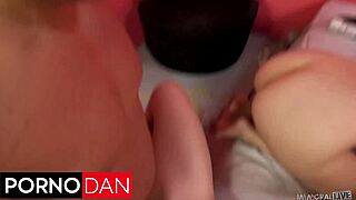 Frat boy pounds beautiful Trillium in cowgirl position until she squirts on his cock