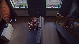 Roommate Caught Me Masturbating And I Continue As He Watch