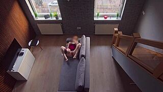 Roommate Caught Me Masturbating And I Continue As He Watch