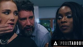 Pure taboo obedient siri dahl & best friend ana foxxx submit to controlling husband