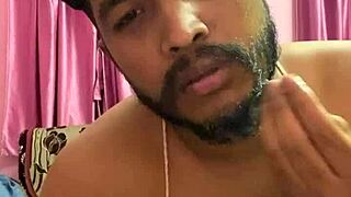 Solo Boy Performs Sloppy Deepthroat On Monster Cock