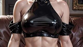 ai generated busty blonde