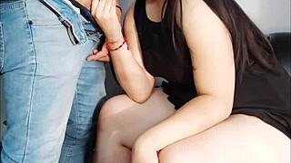 Beautiful Bisexual Sucks Cock In Heels