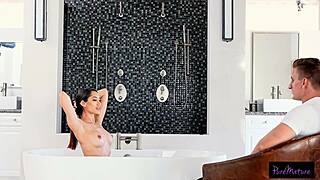 Hired Slut Cleans Tight Cunt