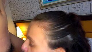 she came with her husband but he left her alone in my room