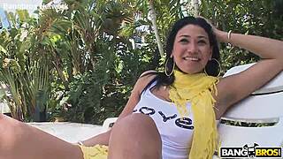 alicia's tight shaved ass takes it deep for the first time