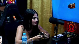 a novinha da privacy avaliou o pau do ruan e tirou a roupa no podcast que delícia - luuh barbosa - podcast púpum no barraco completo no sheer - red