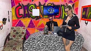 Brazilian bbw diguinha dj kisses and fingers big ass and pussy intensely.