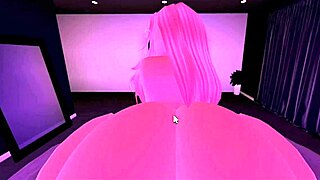 blonde bitch teasing with monster cock riding