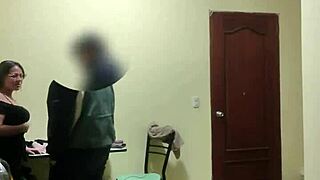 I pound the curvy maid hard, making the slut scream in part 1.