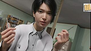 Halfway house 53 with curvy 3d figures.