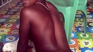 Crazy Bitch Feels Ecstasy Twerking Naked Before Fucking Dildo In Ass And Pussy.